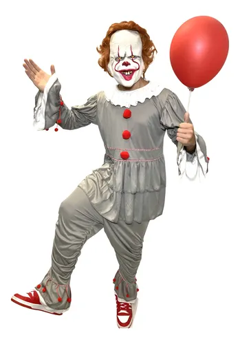 SET HALLOWEEN ECHYZOS PAYASO MALDITO IT CON ACCESORIOS x1