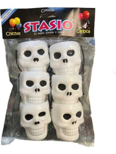 CALAVERA MINI BLANCA STASIO x6 HC-0010