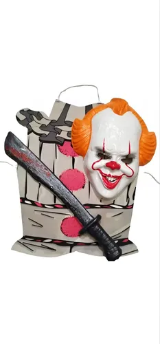 SET HALLOWEEN PAYASO ITx1 (careta,pechera,espada)