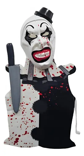 SET HALLOWEEN TERRIFIER x1(pechera,careta,cuchillo)