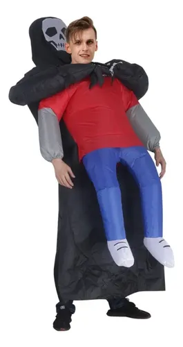 DISFRAZ INFLABLE FANTASMA HALLOWEEN ADULTO x1 YJ1003