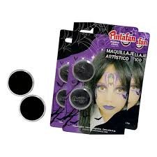 MAQUILLAJE ARTISTICO COLOR NEGRO x2 (13-17) PACK X3