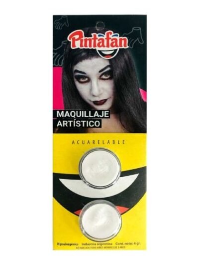 MAQUILLAJE ARTISTICO COLOR BLANCOx2 (13-18) PACK X 3