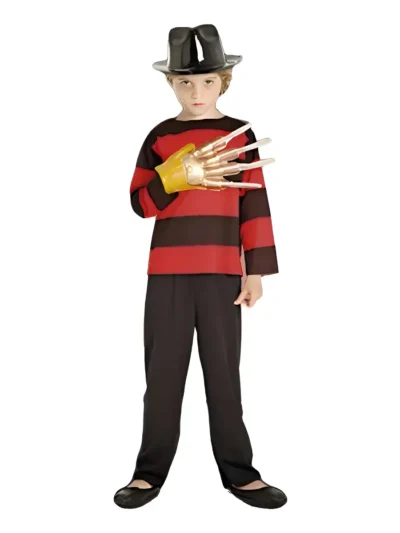 DISFRAZ HALLOWEEN FREDDY KRUGER NIÑO CANDELA T1 x1