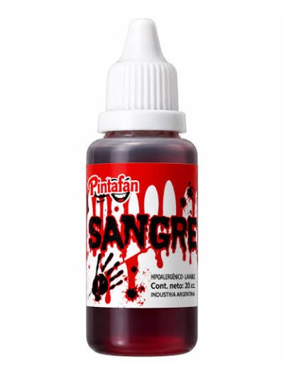 SANGRE LIQUIDA PARA HALLOWEEN ROJA 20 ml.X 12 UNIDADES ART.980-0001PINTAFAN