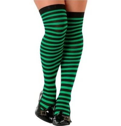 MEDIAS BUCANERAS RAYADAS VERDE/NEGRA x1 TM015/04009 PS