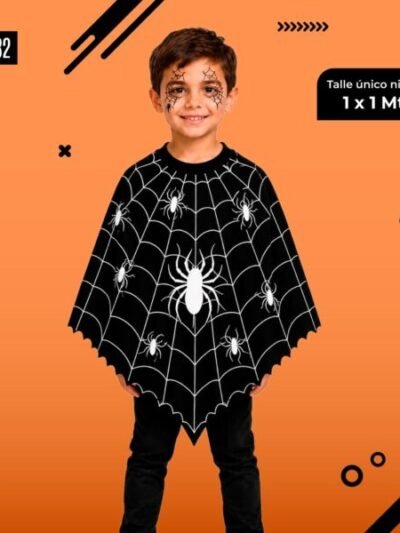 DISFRAZ TUNICA NIÑO HALLOWEEN ARAÑA Nª82 TRIES x1 (10484)